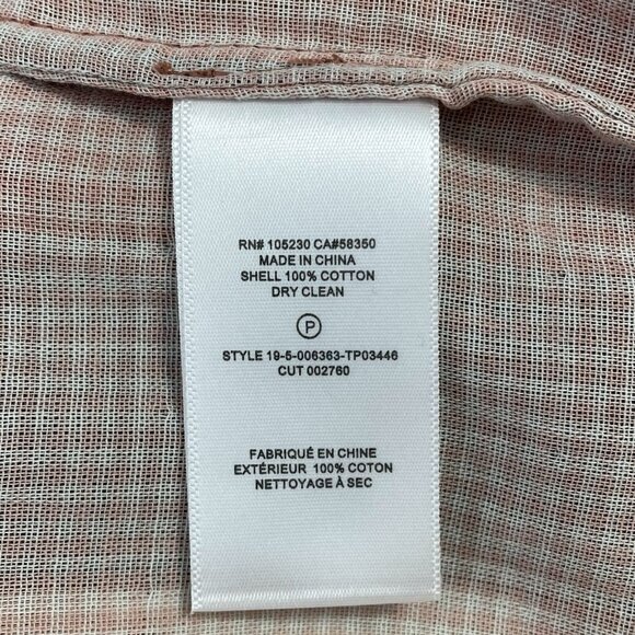 Joie Womens Plaid Top Size XS Oversized Puffy Sleeves Button Front Cider Dia NWT - Picture 6 of 6